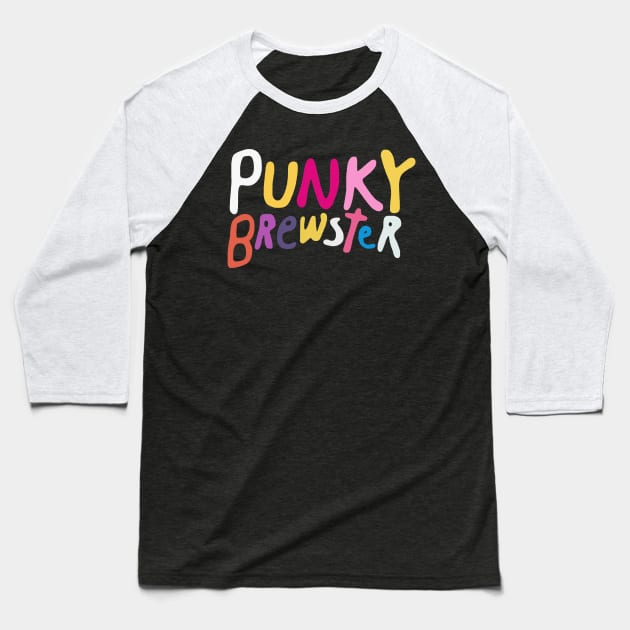 punky Baseball T-Shirt by ElviaMontemayor